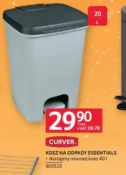 Selgros Curver Kosz na odpady Essentials oferta