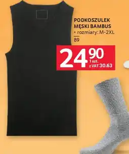Selgros Podkoszulek męski bambus oferta