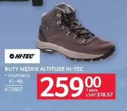 Selgros Hi-Tec Buty męskie Altitude oferta