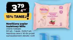 Netto Nawilżany papier toaletowy Millu oferta