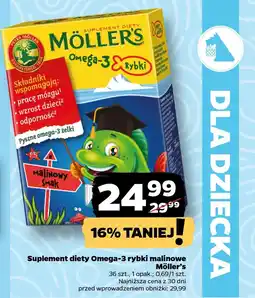 Netto Suplement diety Omega-3 rybki malinowe Möller's oferta