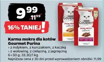 Netto Karma mokra dla kotów Gourmet Purina oferta