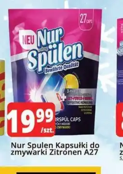 Szyneczka Nur Spülen Kapsułki do zmywarki oferta