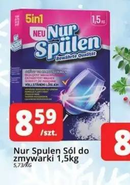Szyneczka Nur Spülen Sól do zmywarki oferta
