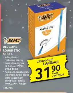 Selgros BIC Długopis Round Stic oferta