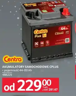 Selgros Akumulatory samochodowe Centra CPlus oferta