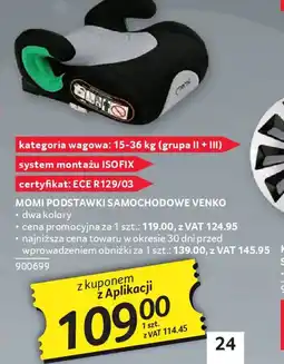 Selgros MOMI Podstawki samochodowe Venko oferta