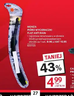 Selgros Monza pióro wycieraczki Flat Anti Rain oferta