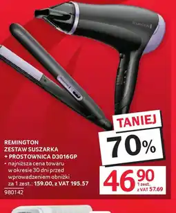 Selgros Remington Zestaw Suszarka Prostownica oferta