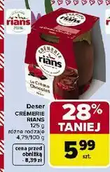 Carrefour Deser czekoladowy z maliną Rians oferta