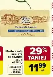 Carrefour Masło z solą guerande Reflets De France oferta
