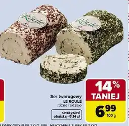 Carrefour Ser twarogowy z ziołami Le Roule oferta