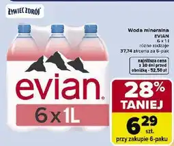 Carrefour Woda niegazowana Evian oferta