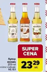 Carrefour Syrop noisette Monin oferta