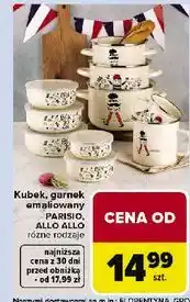 Carrefour Kubek emaliowany parisio oferta