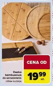Carrefour Deska bambusowa do serwowania oferta