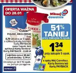 Carrefour Cukier biały Polski oferta