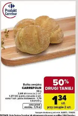 Carrefour Bułka swojska Carrefour oferta