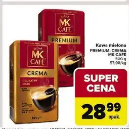 Carrefour Kawa Mk Cafe Crema oferta