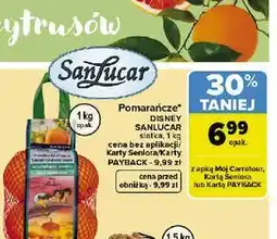 Carrefour Pomarańcze Sanlucar oferta