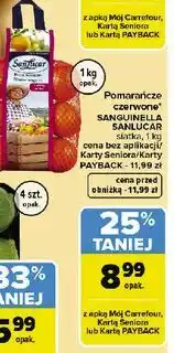 Carrefour Pomarańcze czerwone Sanlucar oferta