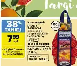 Carrefour Klementynki disney Sanlucar oferta