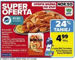 Carrefour Krewetki vannamei Norso oferta