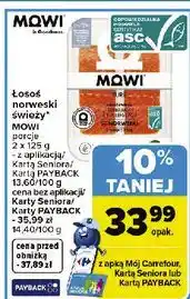 Carrefour Łosoś atlantycki Mowi oferta