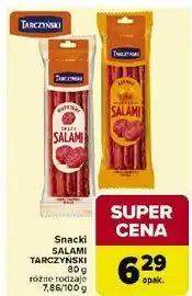 Carrefour Kabanosy salami wieprzowe Tarczyński oferta