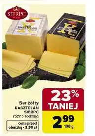 Carrefour Ser kasztelan śmietankowy Sierpc oferta