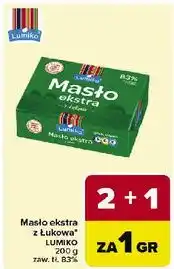 Carrefour Masło ekstra z łukowa Lumiko oferta