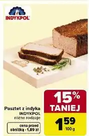 Carrefour Pasztet drobiowy Indykpol oferta