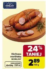 Carrefour Kiełbasa morlińska Morliny oferta