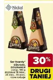 Carrefour Ser twardy dojrzewający 36 miesięcy Dziugas oferta