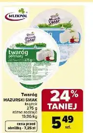 Carrefour Twaróg chudy Mazurski Smak oferta