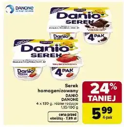 Carrefour Serek z kawałkami czekolady Danone Danio oferta
