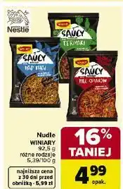 Carrefour Danie teriyaki Winiary Saucy Noodles oferta