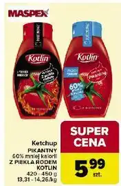 Carrefour Ketchup pikantny 60% mniej kalorii Kotlin oferta