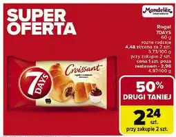 Carrefour Croissant z nadzieniem o smaku kakaowym 7 Days oferta