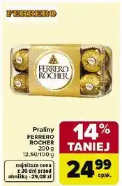 Carrefour Praliny w pudełku plastikowym Ferrero Rocher oferta