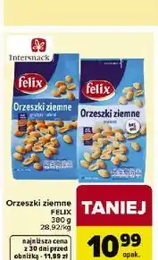 Carrefour Orzeszki ziemne prażone bez soli Felix oferta