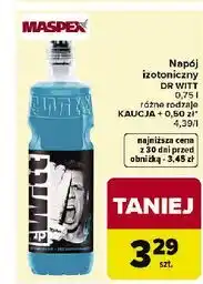 Carrefour Napój izotoniczny niebieski Dr Witt oferta