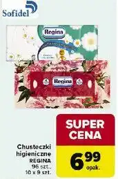 Carrefour Chusteczki higieniczne elegante Regina oferta