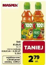 Carrefour Sok jabłkowy Kubuś 100% oferta