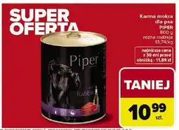 Carrefour Karma mokra dla psa z królikiem Dolina Noteci Piper oferta