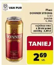 Carrefour Piwo Donner Strong oferta