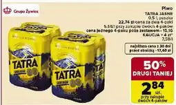Carrefour Piwo Tatra Jasne Pełne oferta