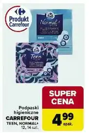 Carrefour Podpaski normal + ultra Carrefour Soft oferta