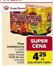 Carrefour Piwo Desperados Red oferta
