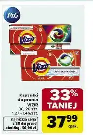 Carrefour Kapsułki do prania alpejska świeżość Vizir All In One Pods oferta